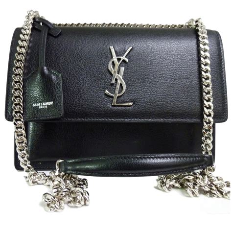 yves saint laurent black bag.